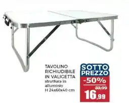 Happy Casa Tavolino richiudibile in valigetta offerta