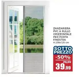 Happy Casa Zanzariera pvc a rullo orizzontale per porta finestra offerta