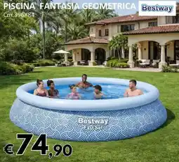 Milano Home Bestway piscina fantasia geometrica offerta
