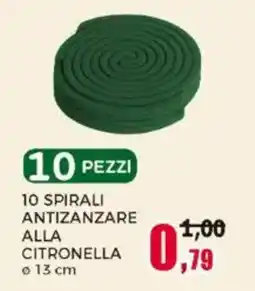Happy Casa 10 spirali antizanzare alla citronella offerta