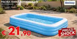 Milano Home Bestway piscina family rettangolare offerta