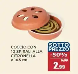Happy Casa Coccio con 10 spirali alla citronella offerta