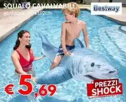 Milano Home Bestway squalo cavalvabile gonfiabile offerta