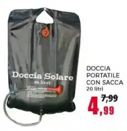 Happy Casa Doccia portatile con sacca offerta