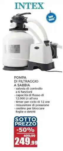 Happy Casa Intex pompa di filtraggio a sabbia offerta
