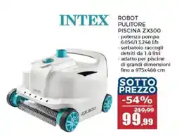 Happy Casa Intex robot pulitore piscina ZX300 offerta
