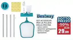 Happy Casa Bestway set accessori per la pulizia della piscina offerta