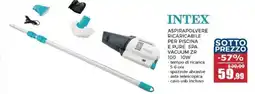 Happy Casa Intex aspirapolvere ricaricabile per piscina e pure spa vacuum ZR offerta