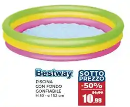 Happy Casa Bestway piscina con fondo gonfiabile offerta