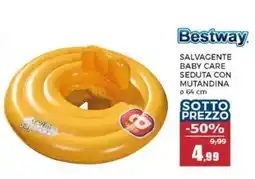 Happy Casa Bestway salvagente baby care seduta con mutandina offerta