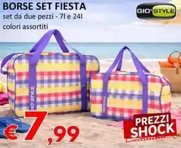 Milano Home Gio' style borse set fiesta offerta