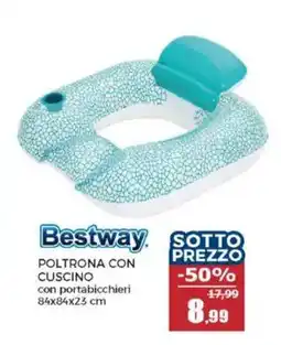 Happy Casa Bestway poltrona con cuscino offerta