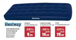 Happy Casa Bestway materassino gonfiabile floccato Singolo offerta