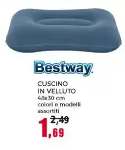Happy Casa Bestway cuscino in velluto offerta