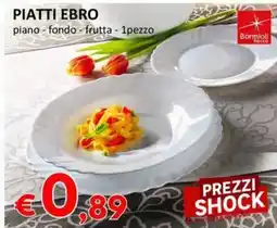 Milano Home Piatti ebro piano fondo, frutta, offerta