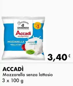 Iper Tosano ACCADÌ Mozzarella senza lattosio offerta