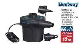 Happy Casa Bestway pompa di confiaggio elettrica power touch offerta
