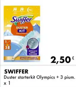 Iper Tosano SWIFFER Duster starterkit Olympics + 3 pium. offerta
