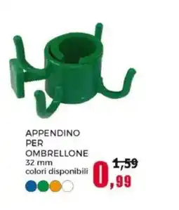 Happy Casa Appendino per ombrellone offerta