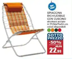 Happy Casa Spiaggina richiudibile con cuscino offerta