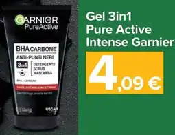 Carrefour Gel 3in1 Pure Active Intense Garnier offerta