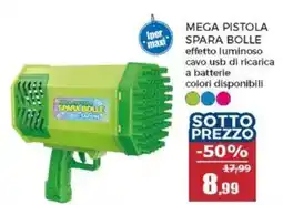 Happy Casa Mega pistola spara bolle offerta