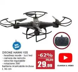 Happy Casa Drone hawk-Y35 offerta