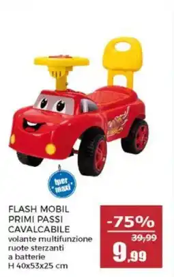 Happy Casa Flash mobil primi passi cavalcabile offerta