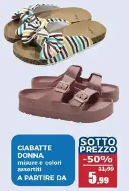 Happy Casa Ciabatte donna offerta