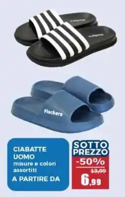 Happy Casa Ciabatte uomo offerta