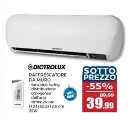 Happy Casa Dictrolux raffrescatore da muro offerta