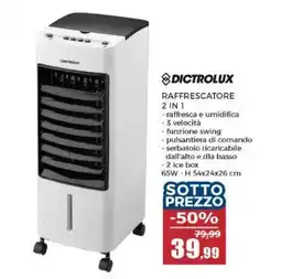 Happy Casa Dictrolux raffrescatore 2 in 1 offerta