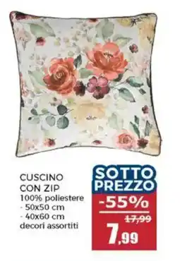 Happy Casa Cuscino con zip offerta