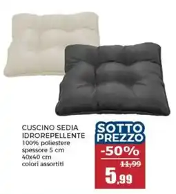 Happy Casa Cuscino sedia idrorepellente offerta