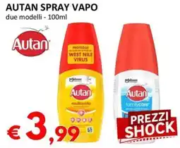 Milano Home Autan spray vapo due modelli offerta