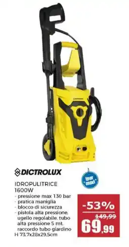 Happy Casa Dictrolux idropulitrice 1600W offerta