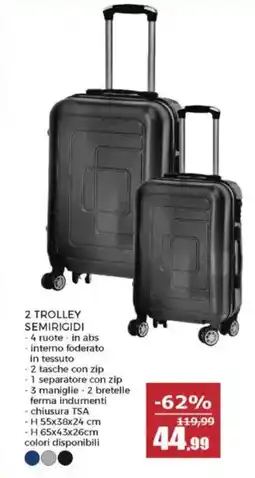 Happy Casa 2 trolley semirigidi offerta