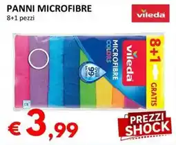 Milano Home Vileda panni microfibre offerta