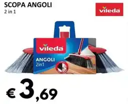 Milano Home Vileda scopa angoli 2 in 1 offerta