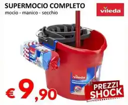 Milano Home Vileda supermocio completo mocio, manico, secchio offerta