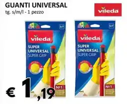 Milano Home Vileda guanti universal offerta