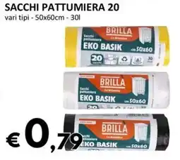 Milano Home Brilla sacchi pattumiera 20 offerta