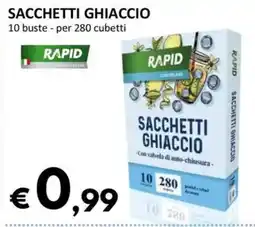 Milano Home Rapid sacchetti ghiaccio offerta