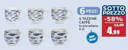 Happy Casa 6 tazzine caffè offerta