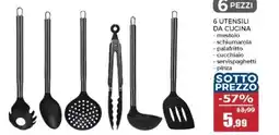 Happy Casa 6 utensili da cucina offerta