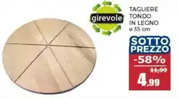 Happy Casa Tagliere tondo in legno offerta