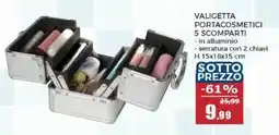 Happy Casa Valigetta portacosmetici 5 scomparti offerta