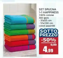 Happy Casa Set spugna 1+1 happiness offerta