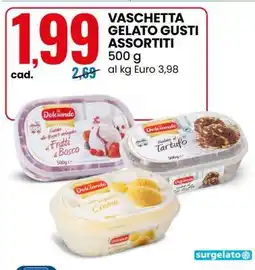 Eurospin VASCHETTA GELATO GUSTI ASSORTITI offerta