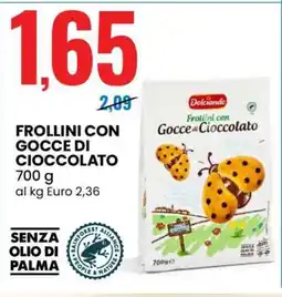 Eurospin Frollini con Gocce di Cioccolato offerta